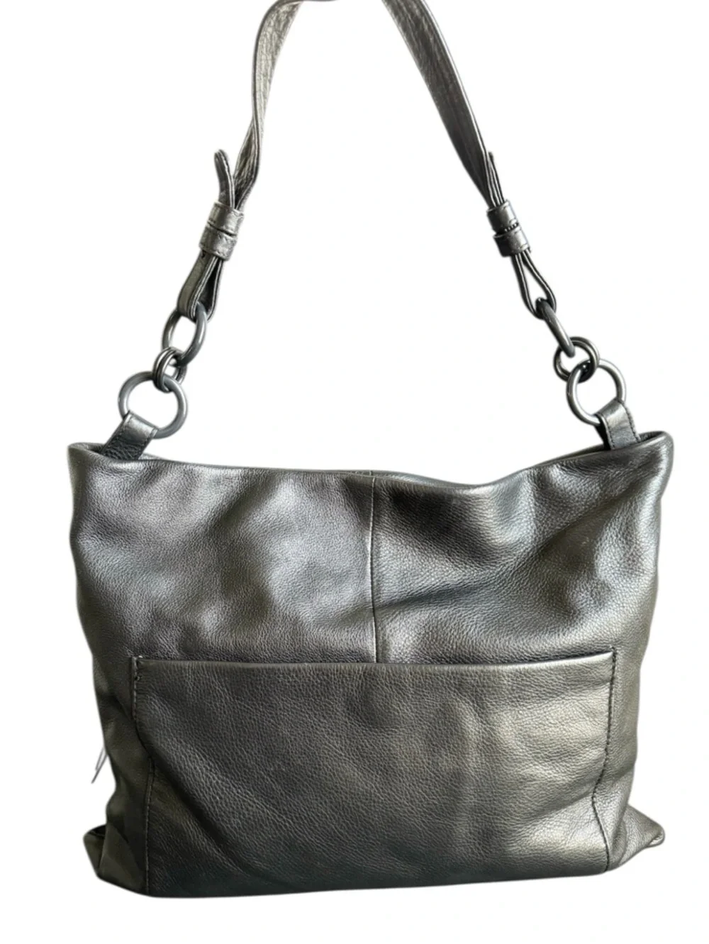 HOBO Black Leather Purse Shoulder Bag Old‎ Money Capsule Soft Slouchy